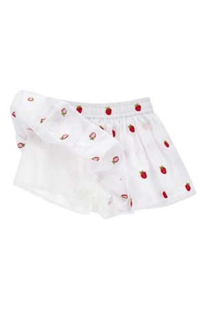 Shorts ricamo Fragole MONNALISA KIDS | 31G41379449944
